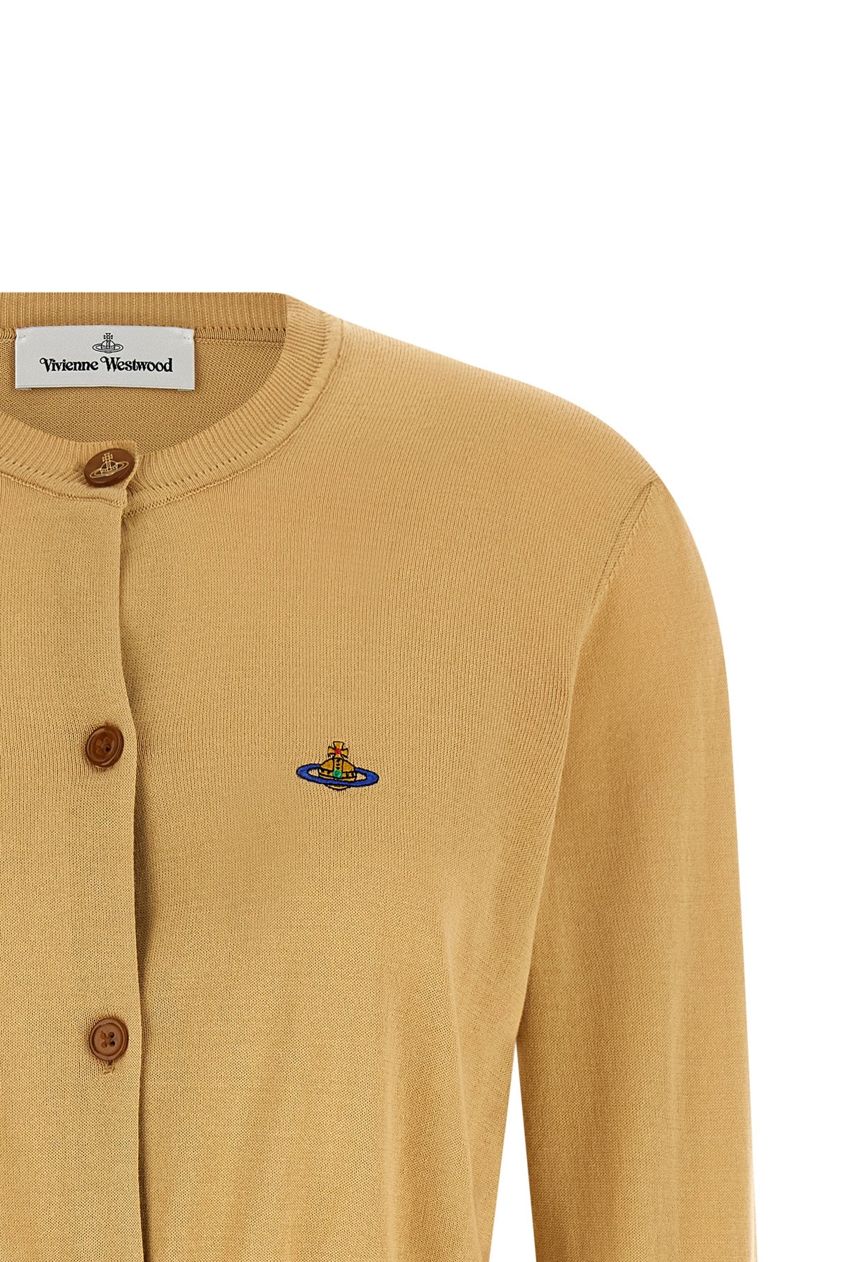 bea cropped cotton cardigan