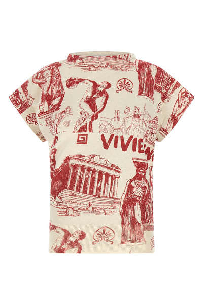 the vivienne westwood top redefines casual knitwear through a sculptural constru