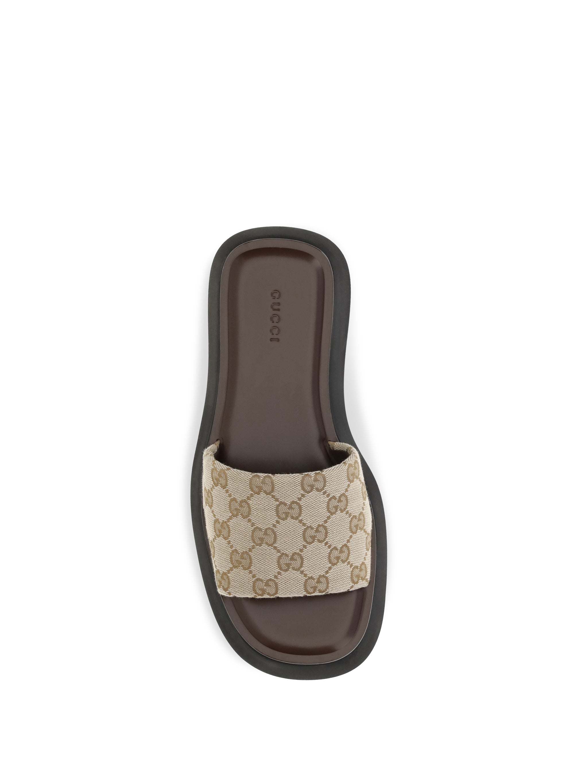 oversized sole slider sandals