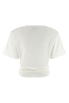 01 stretch ribbed cotton t-shirt