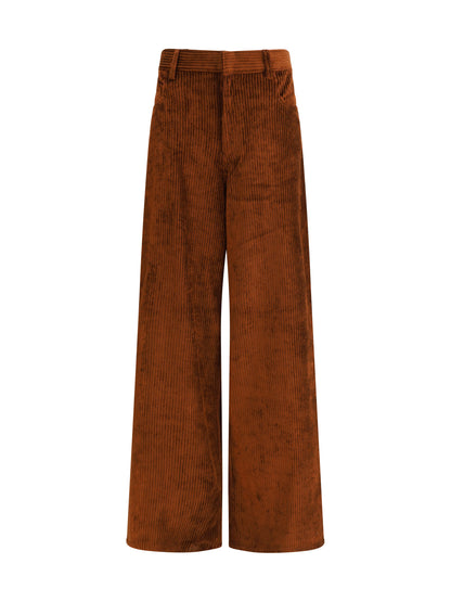 PETAR PETROV 38 corduroy wide leg pants