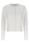 pointelle stretch viscose cardigan
