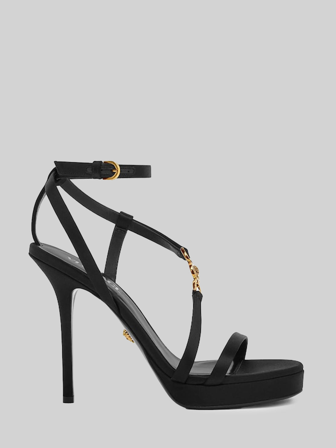 VERSACE 36 decorated satin medusa &