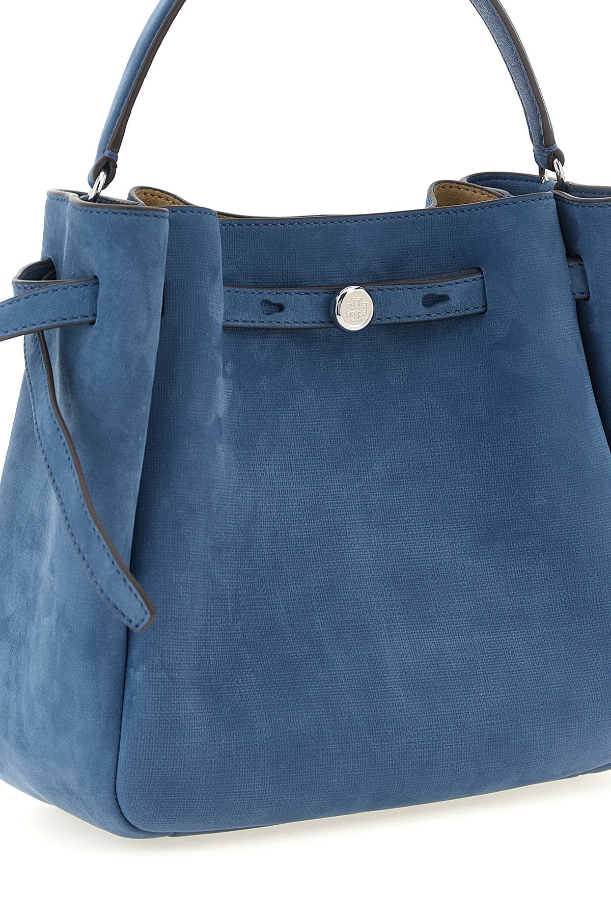romy bucket bag in fine nubuck leather