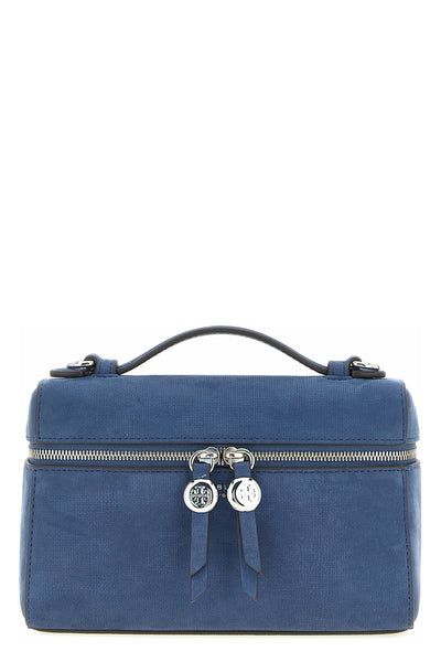 romy slim embossed nubuck leather handbag