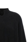 the khaite cain sweater in pure black cashmere embodies a whispered elegance t