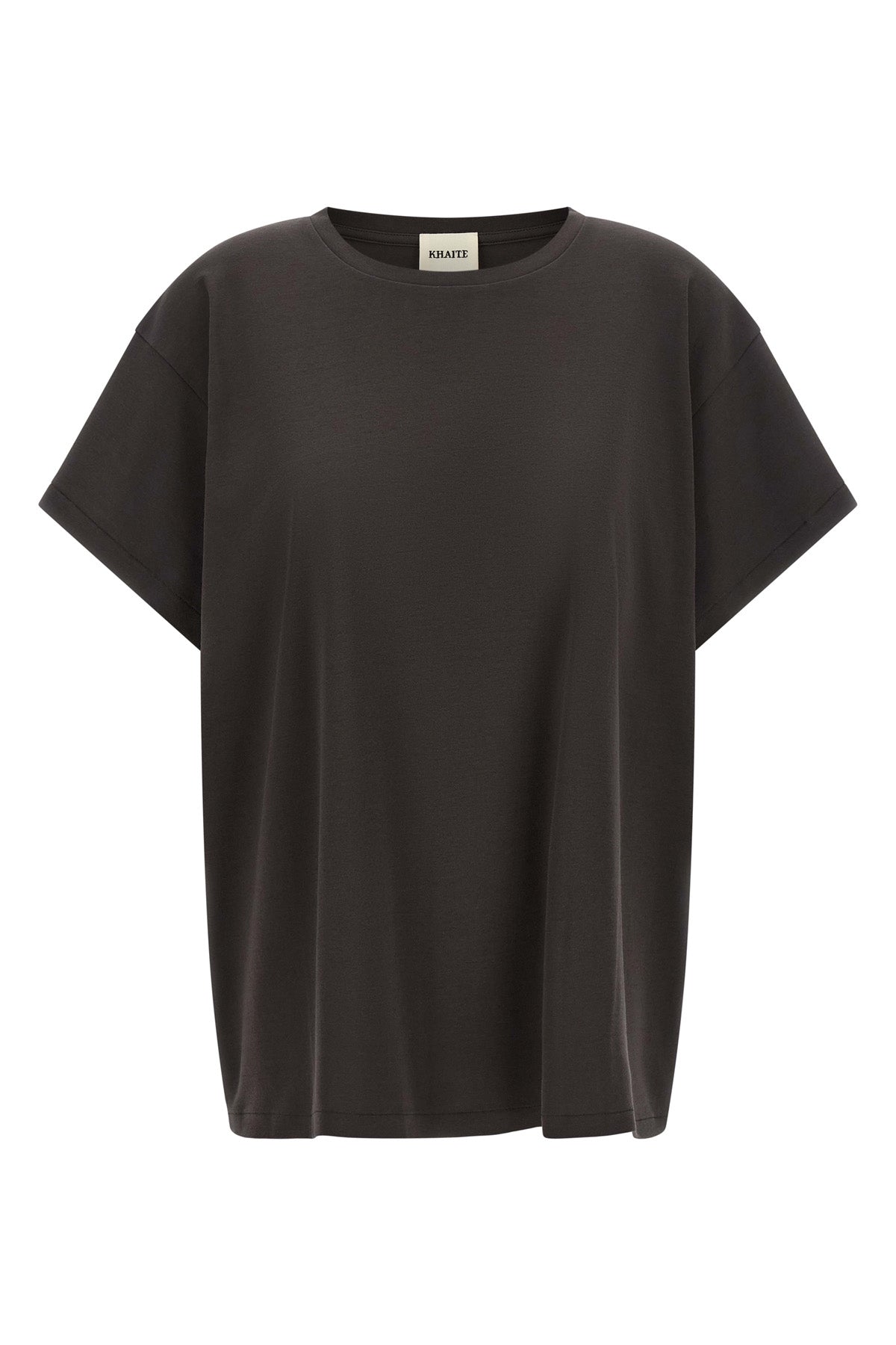 the khaite winsley t-shirt redefines the codes of everyday clothing through st