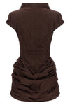 the magda butrym 48 mini dress stands out as a study on architectural volumes