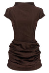 the magda butrym 48 mini dress stands out as a study on architectural volumes