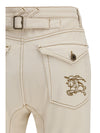high-waisted bootcut jeans