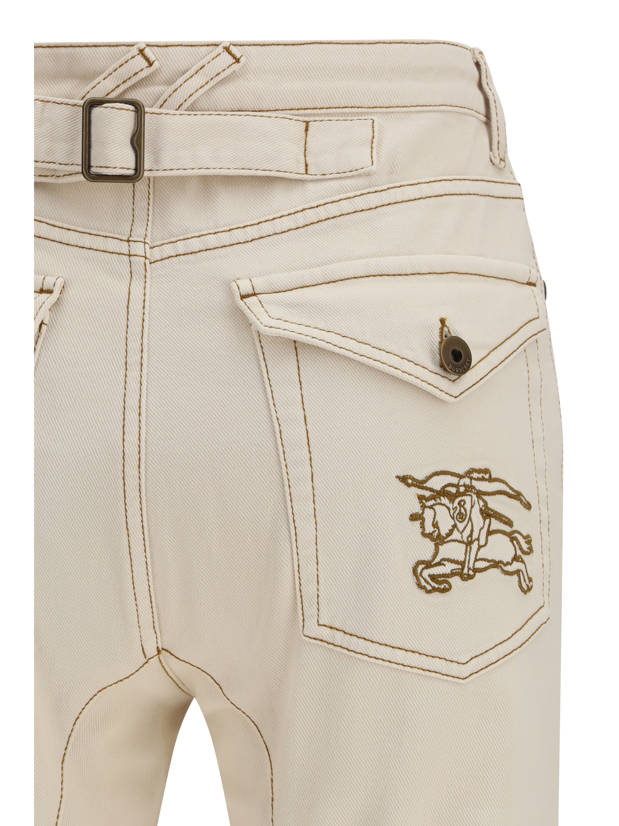 high-waisted bootcut jeans