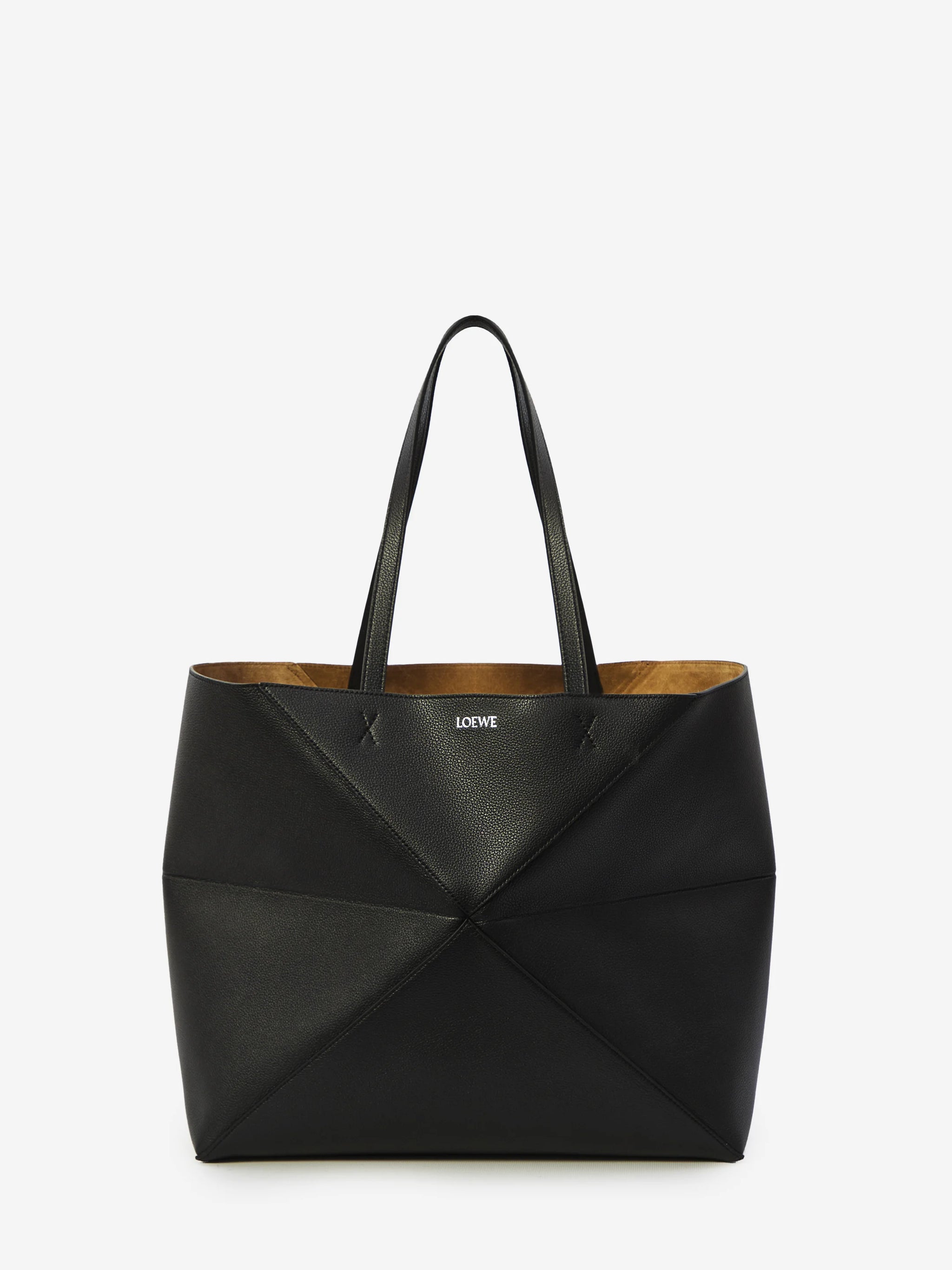 large horizontal puzzle fold tote bag