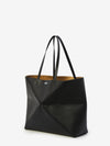 large horizontal puzzle fold tote bag