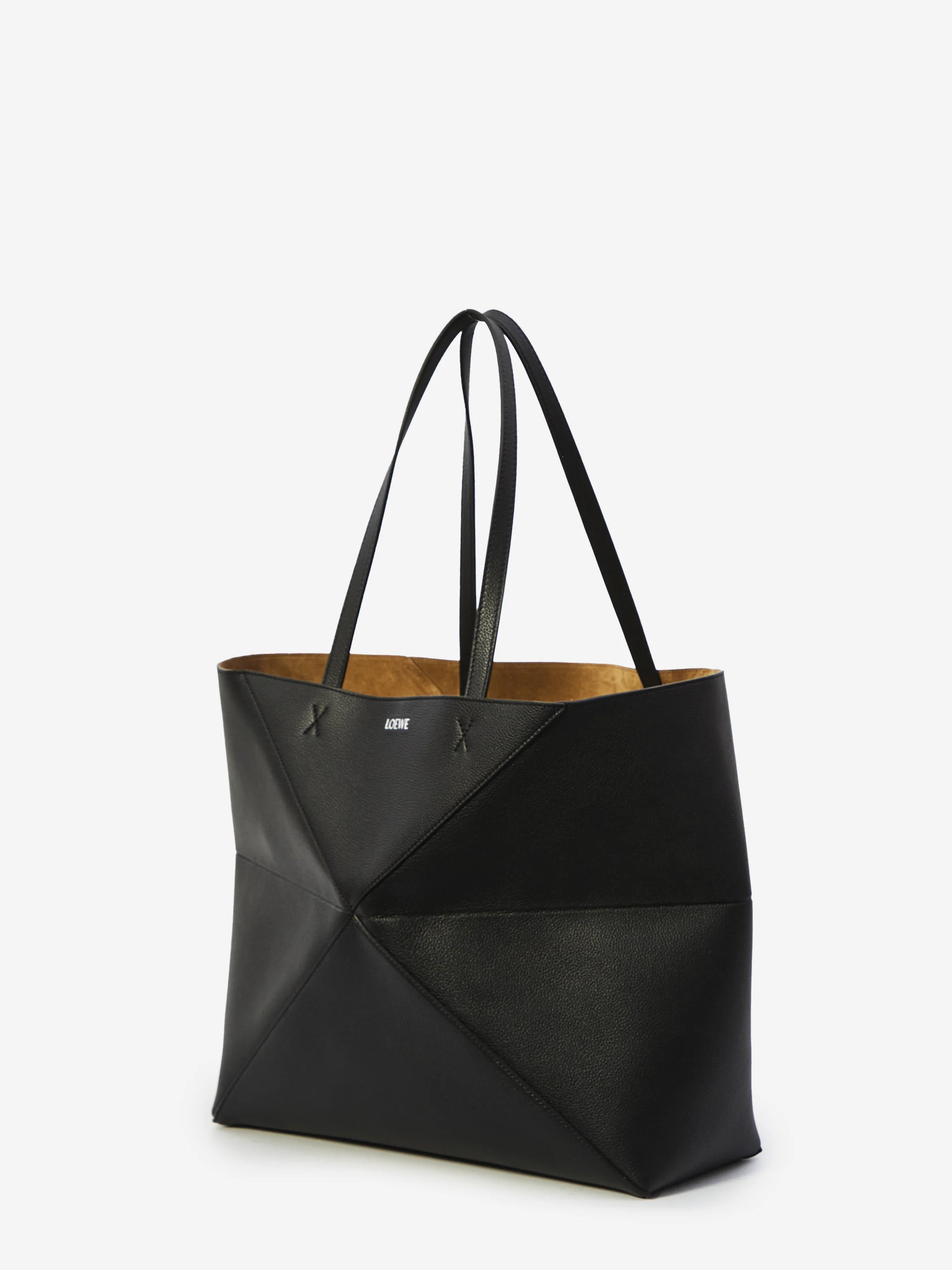 large horizontal puzzle fold tote bag