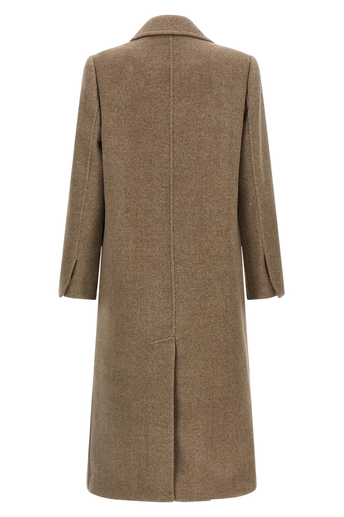 the tory burch coat defines a new concept of outerwear through sartorial volumes