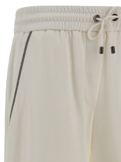 BRUNELLO CUCINELLI L pants with embellishments