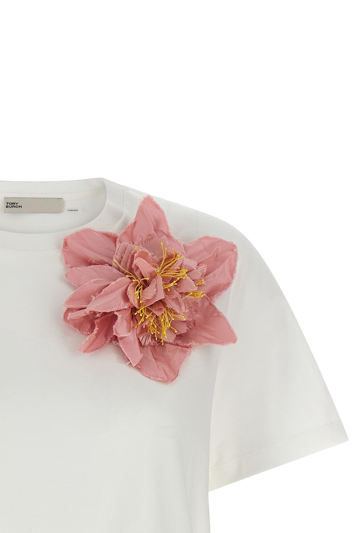 floral applique cotton