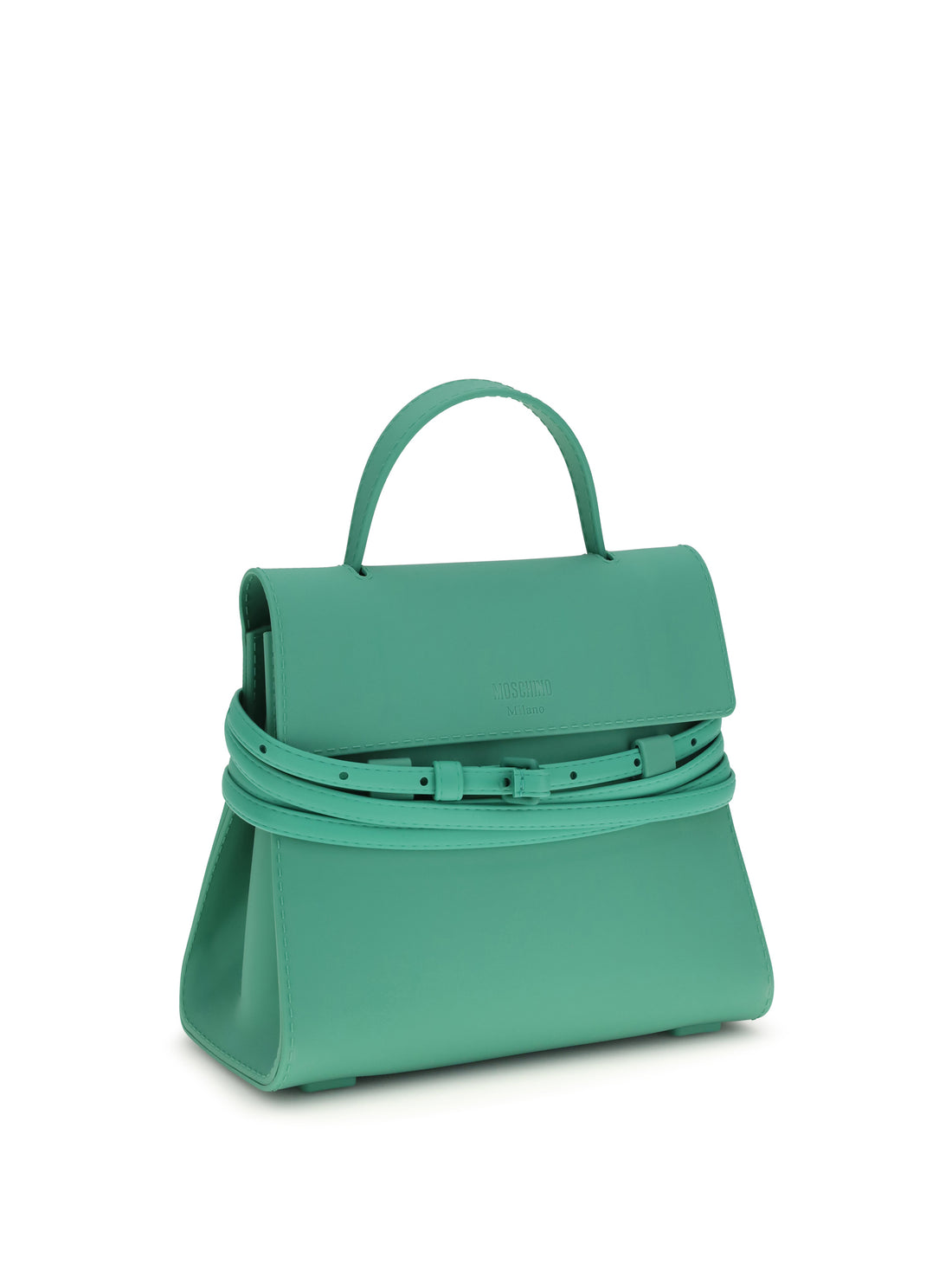 MOSCHINO OS small tie me handbag 