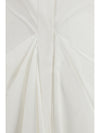 long cut-out chemisier dress