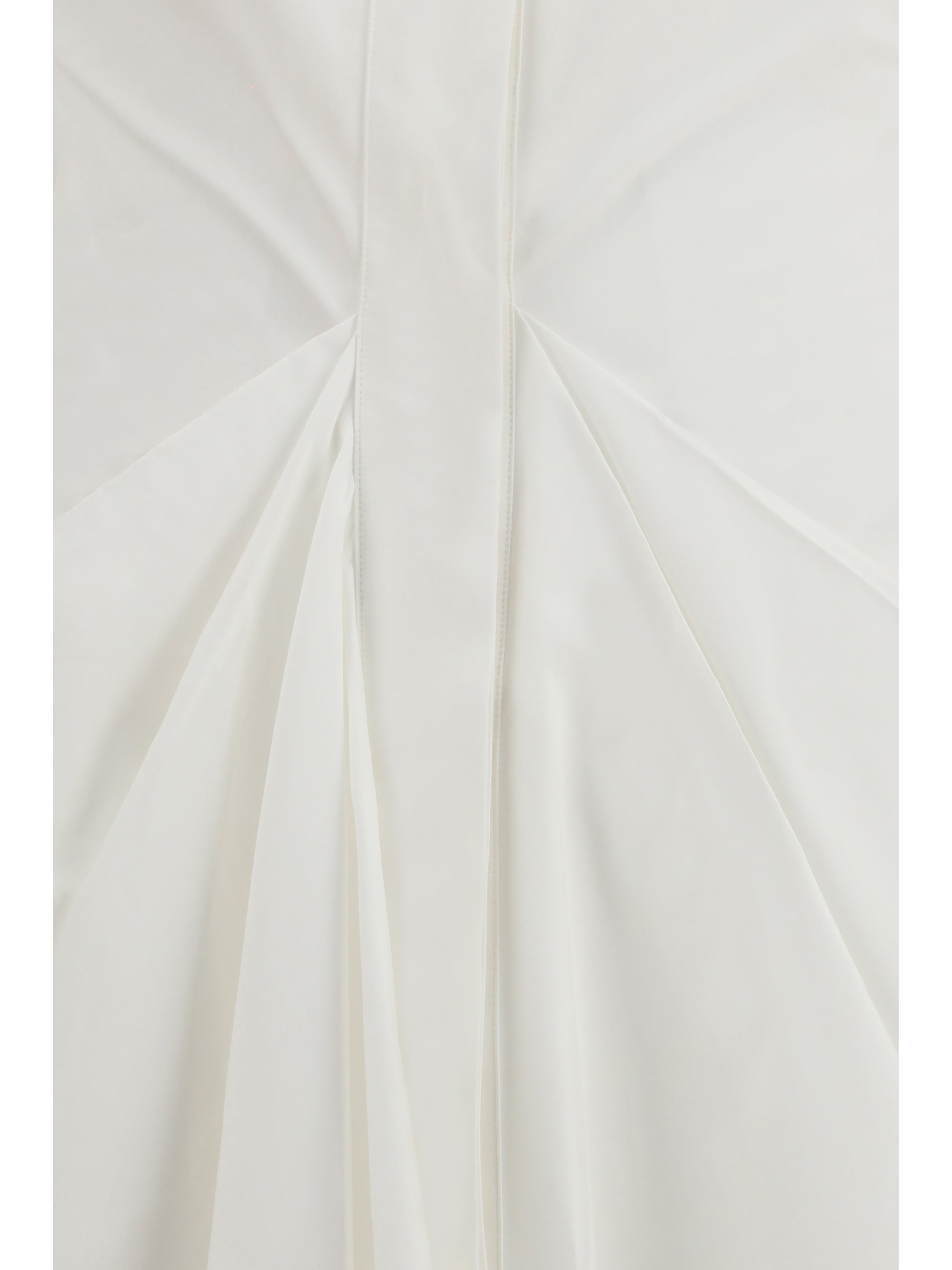 long cut-out chemisier dress