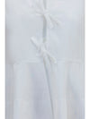 cotton poplin blouse with bows