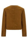 tory burchs blazer redefines the codes of casual dress through a rigorous sarto