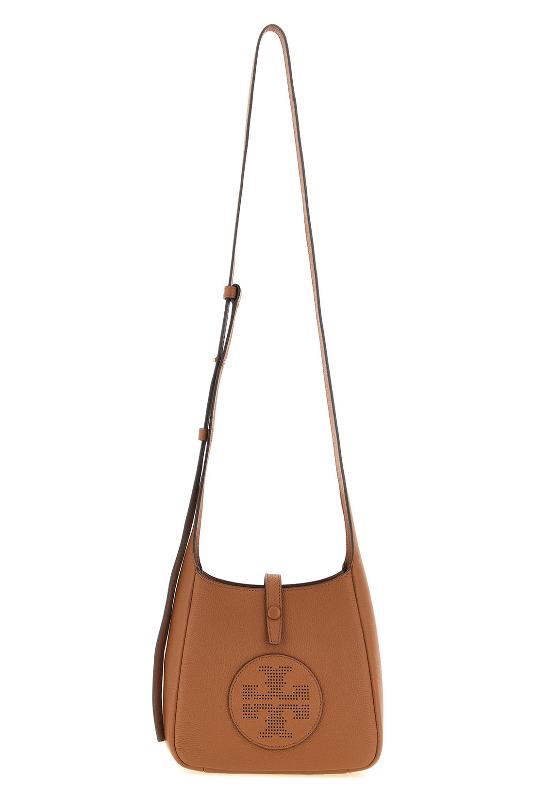 TORY BURCH OS miller swing hammered leather crossbody bag