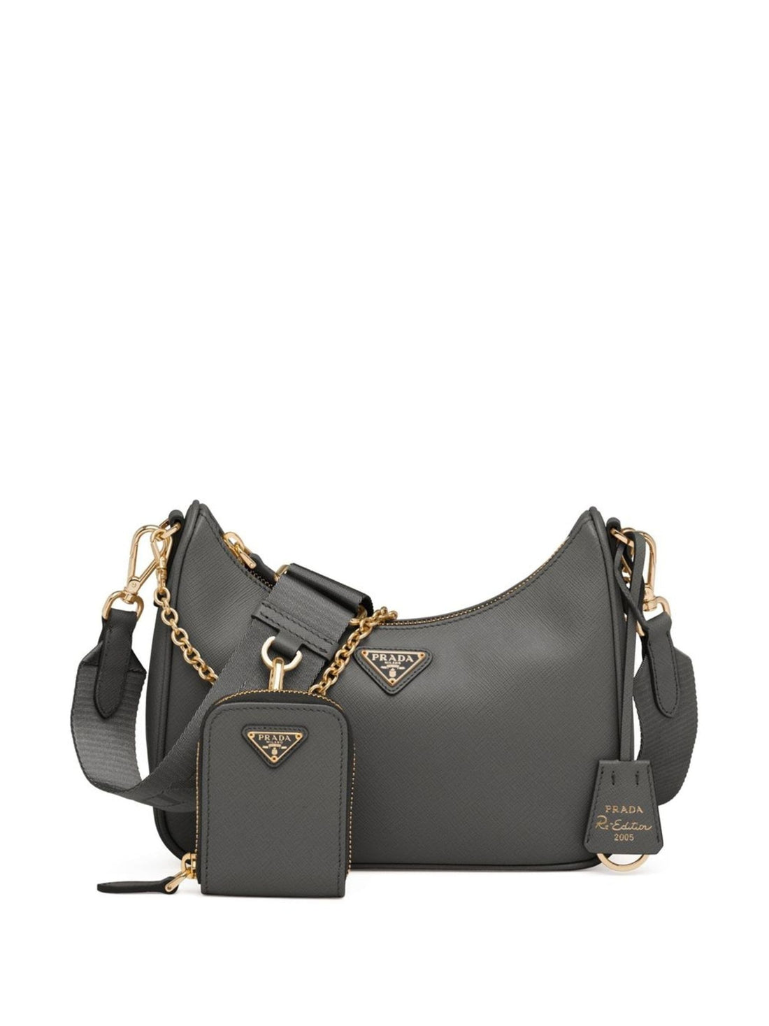 Re-Edition 2005 Saffiano Leather Shoulder Bag