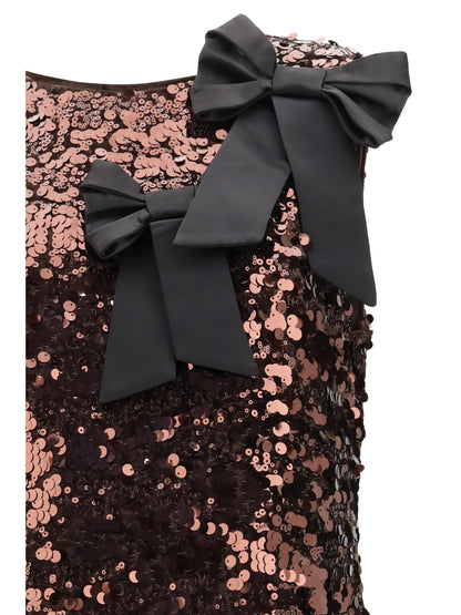 GANNI 36 midi dress with sequins