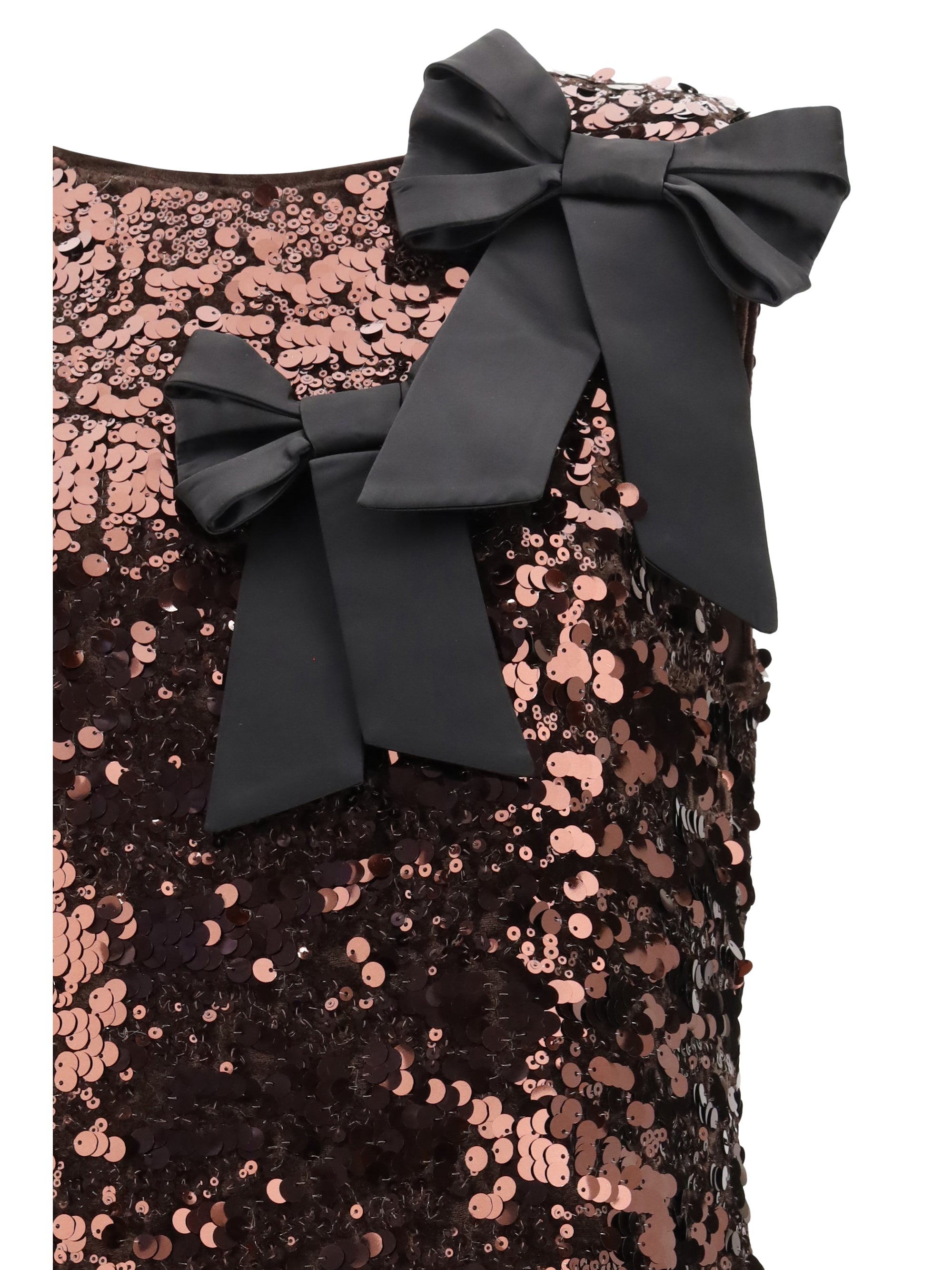midi dress with sequins
