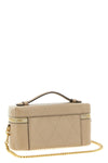 the tory burch charlie quilted east-west vanity case bag stands out for its stru