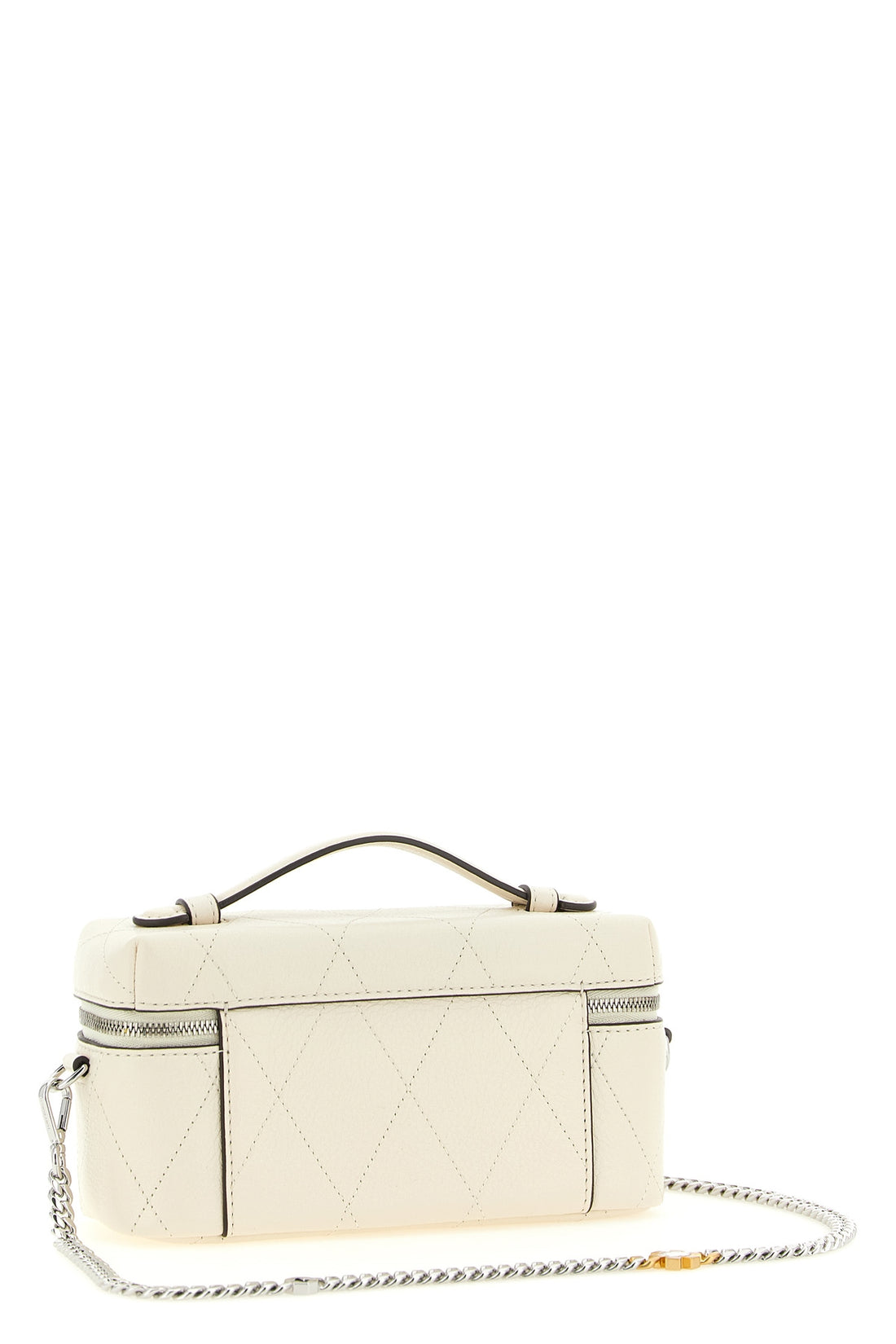 TORY BURCH OS the tory burch vanity case charlie  crossbody bag stands out for its geometric