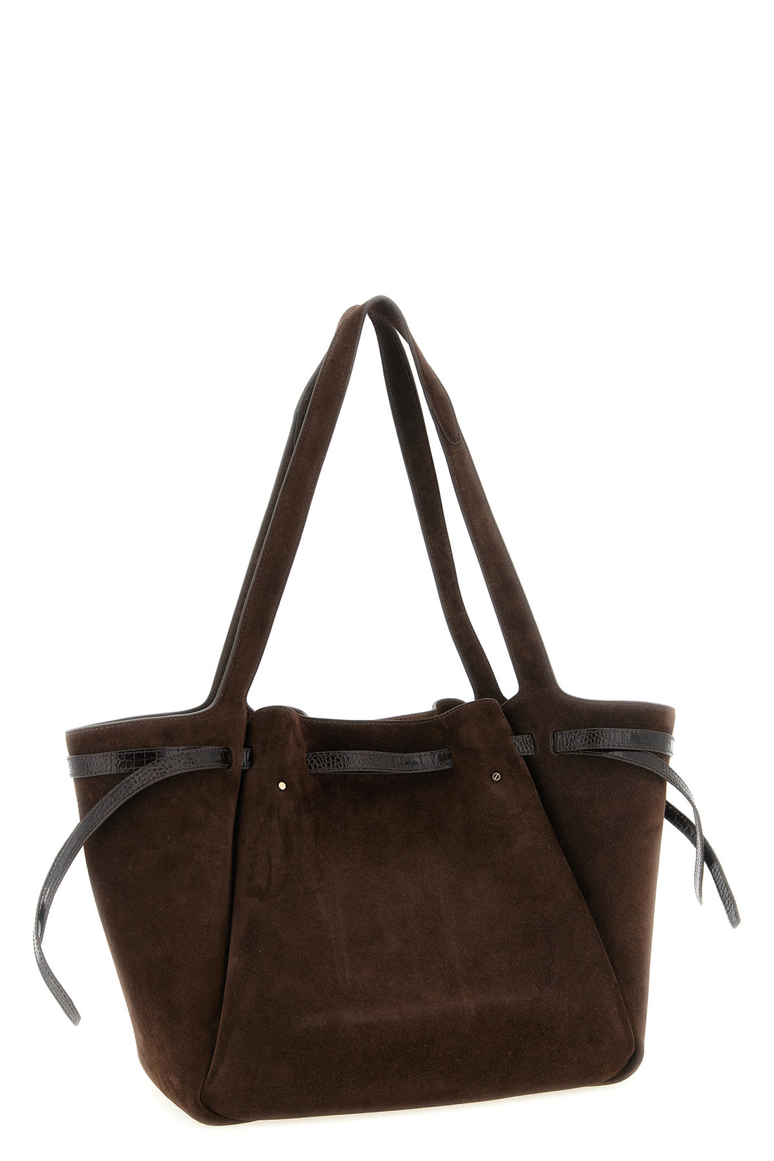 TORY BURCH OS the tory burch romy tote bag embodies structured elegance through a clever pla