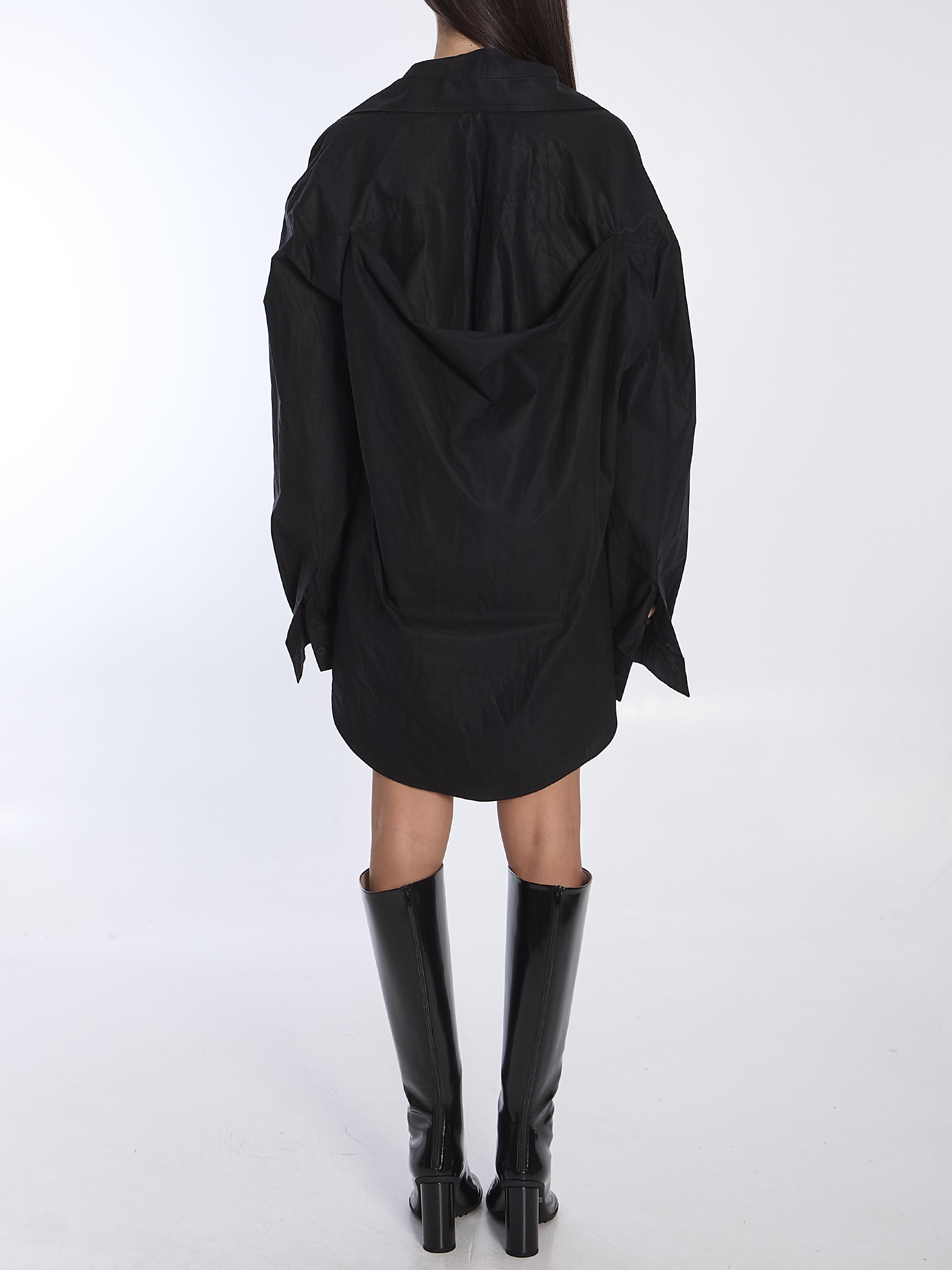 BALENCIAGA 36 suspended shirt dress