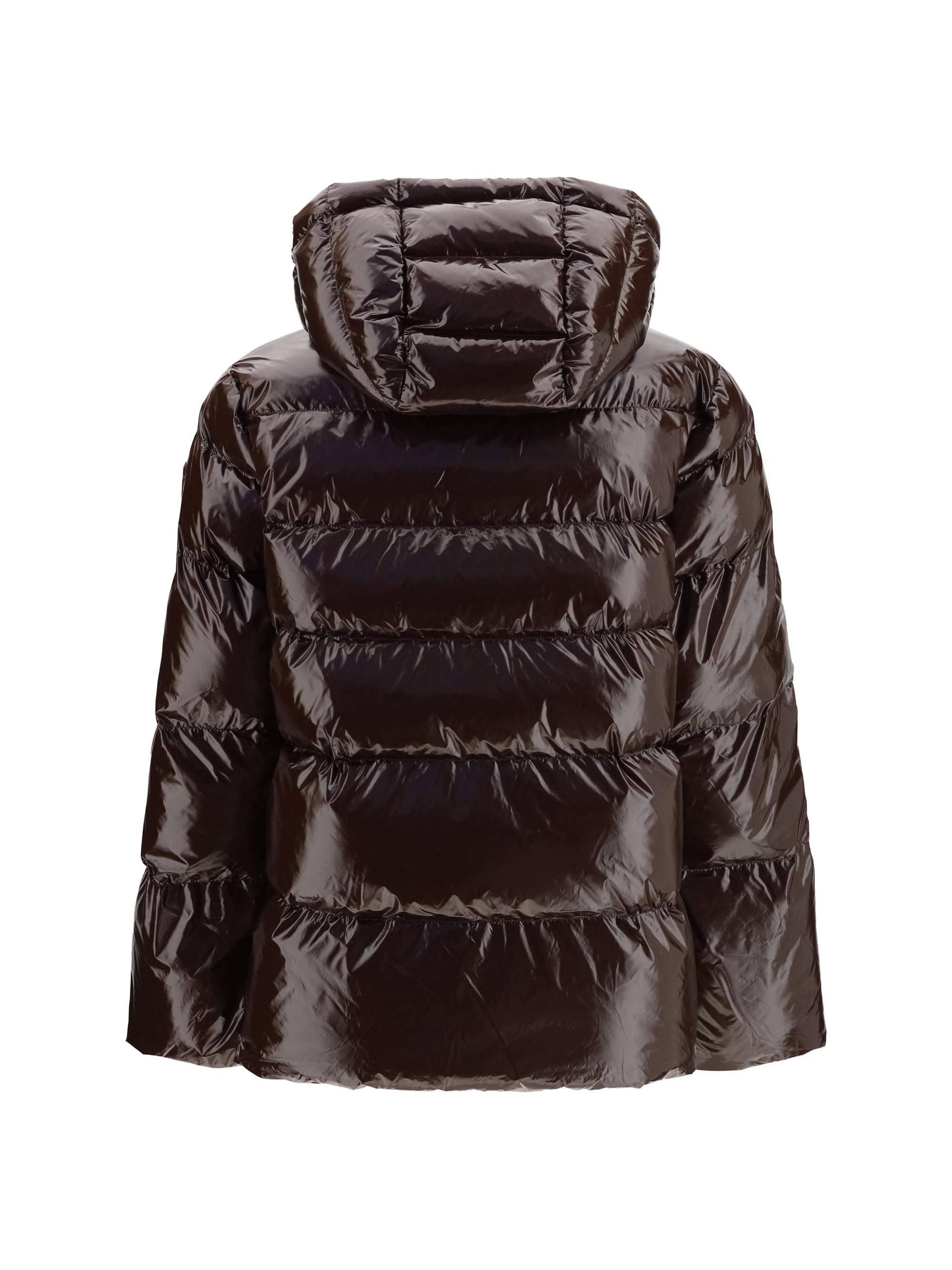 hooded eleodoro down jacket