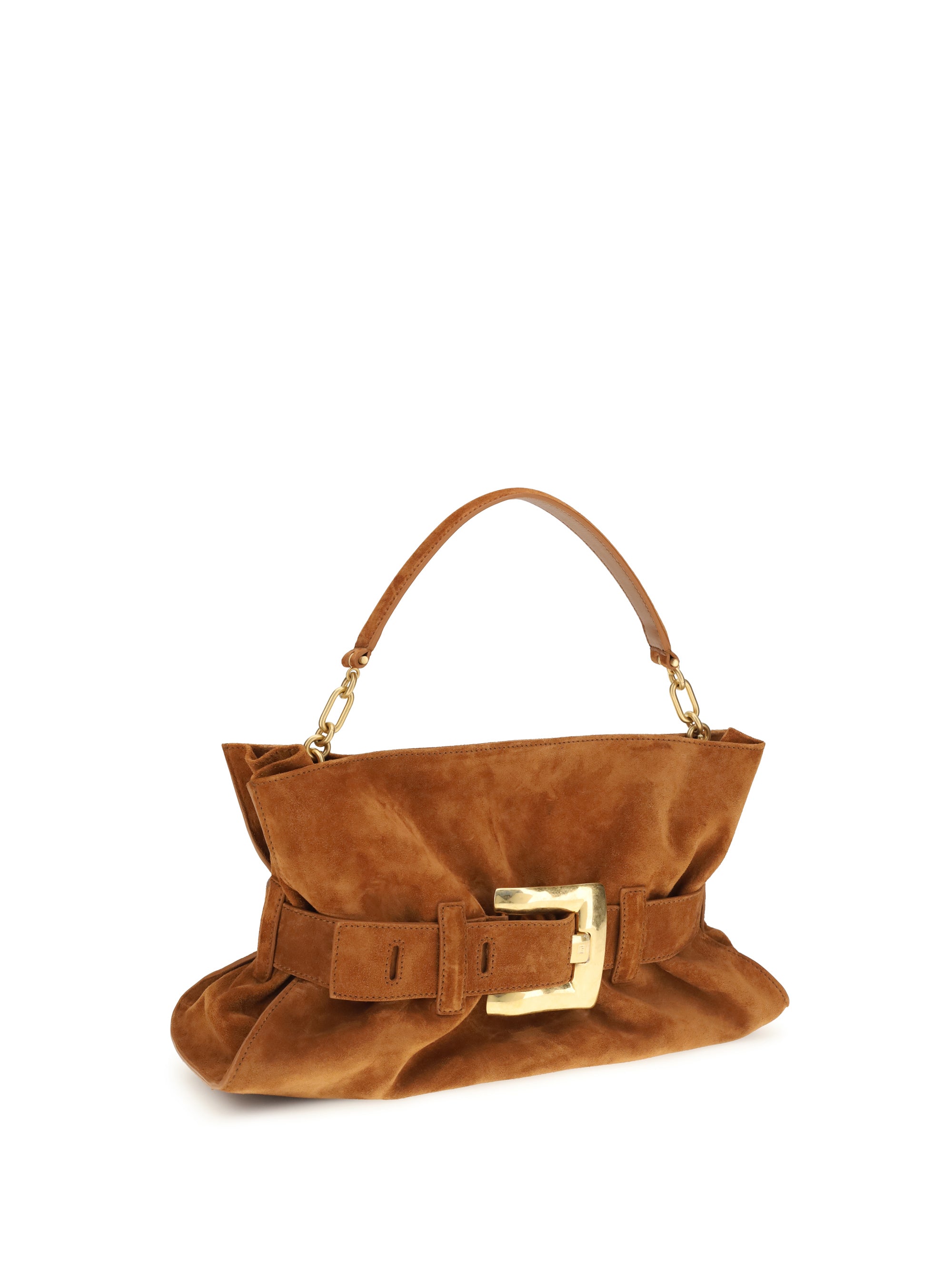 medium anthem bag in suede calfskin