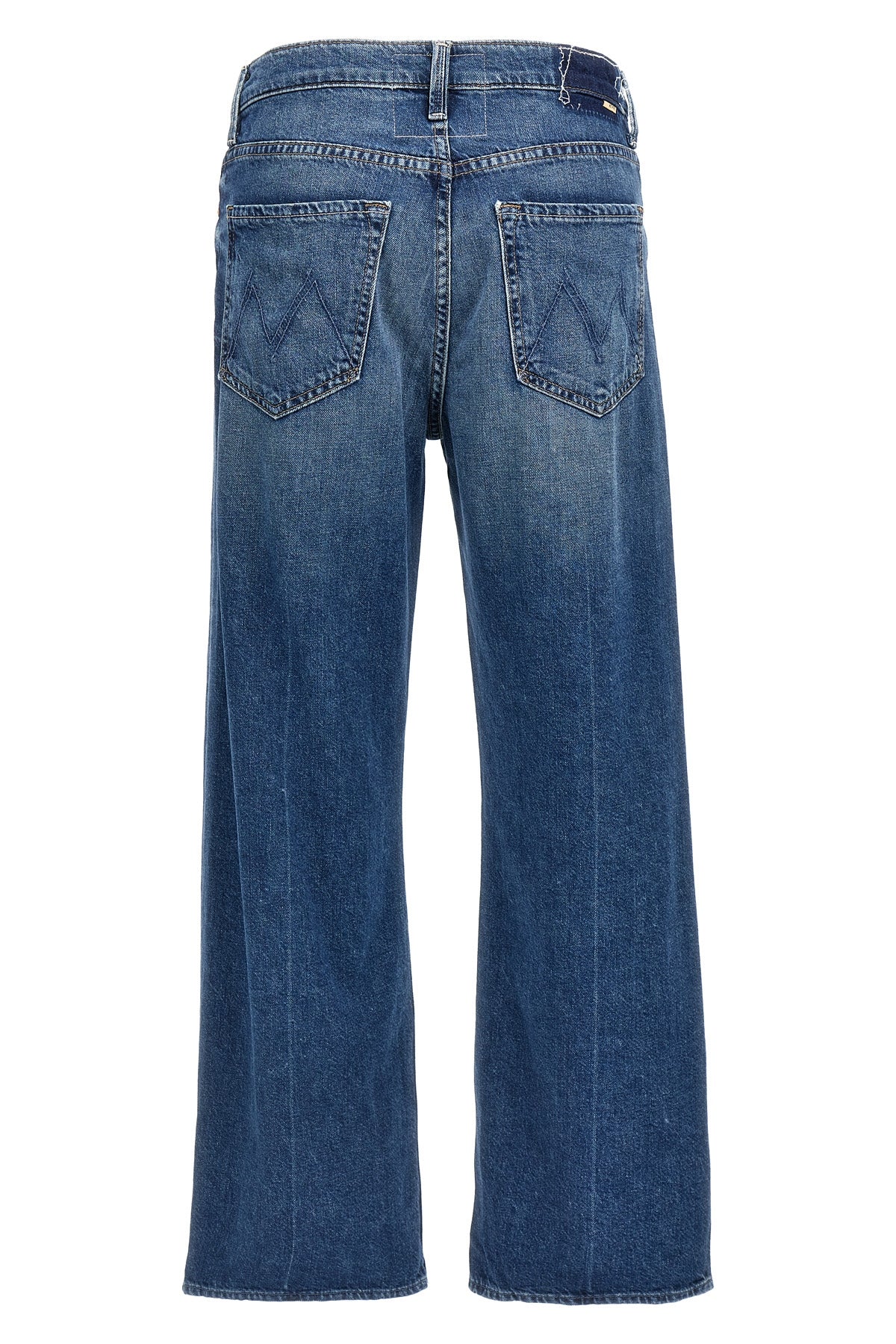 the dodger ankle stonewashed cotton denim jeans