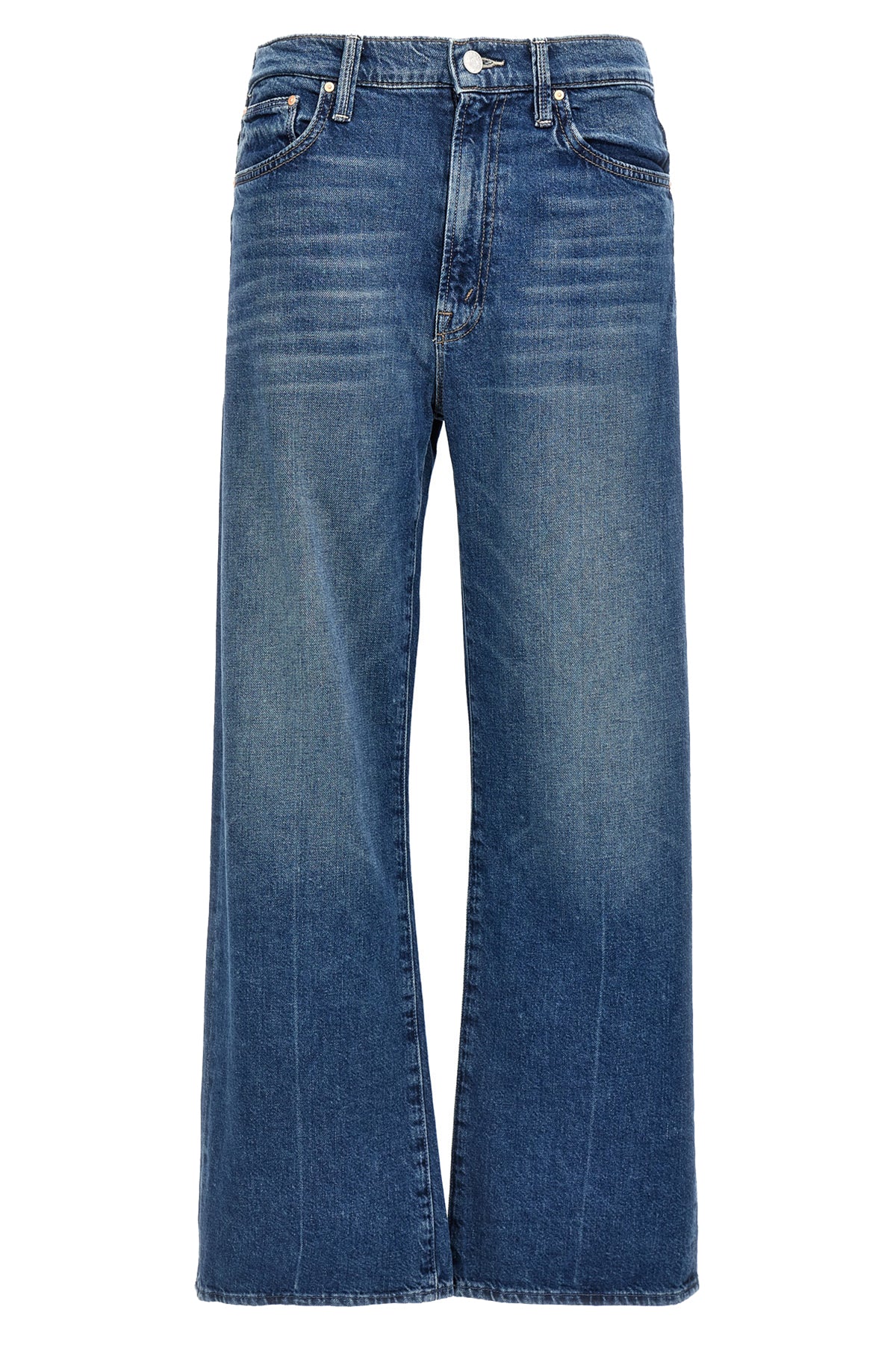 the dodger ankle stonewashed cotton denim jeans
