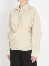 LEMAIRE 36 straight collar twisted shirt 