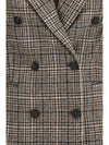 double-breasted jacket in alpaca and wool blend