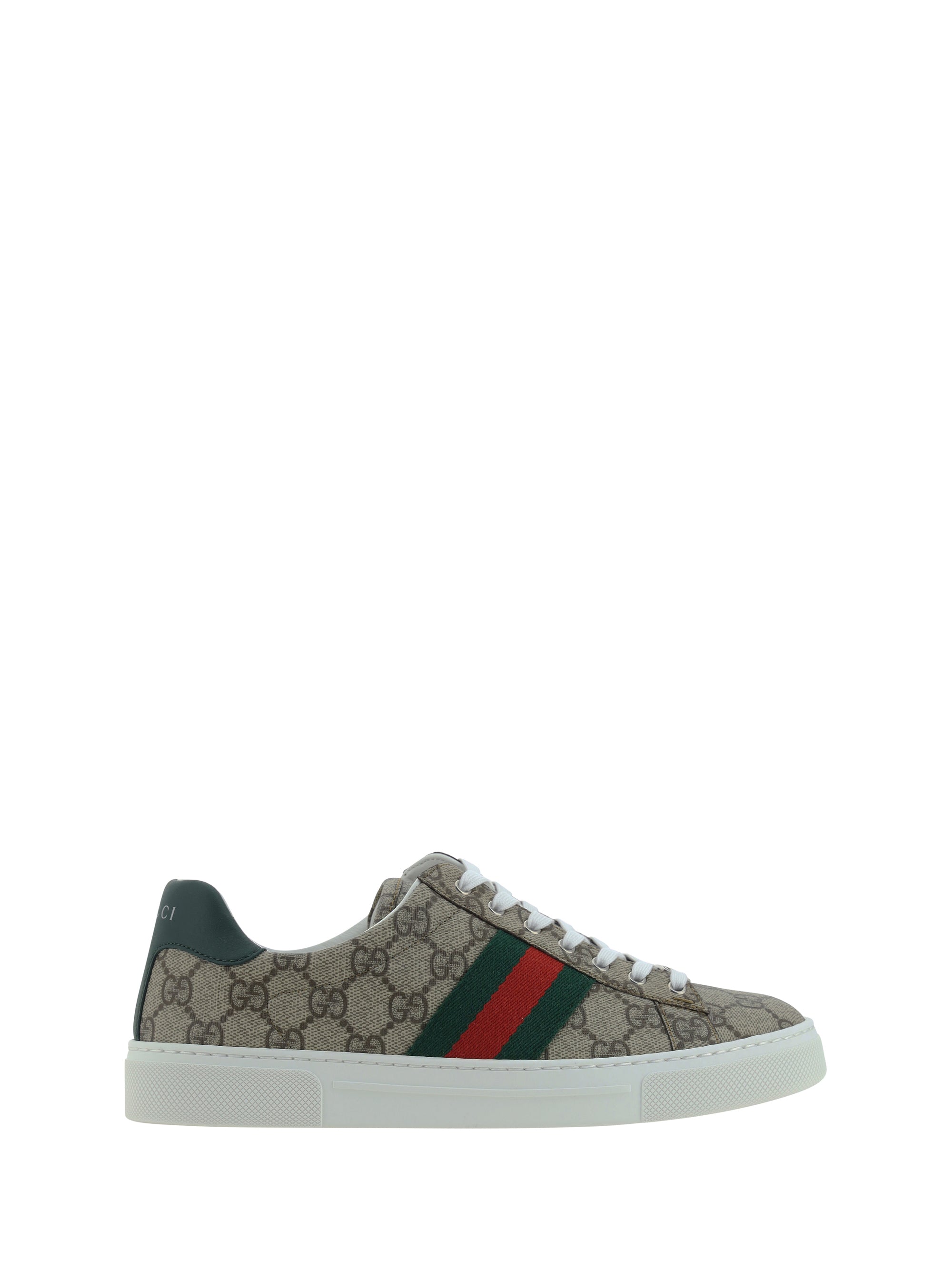 sneakers with gg monogram and web detail
