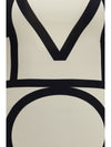 monogram one-piece swimsuit