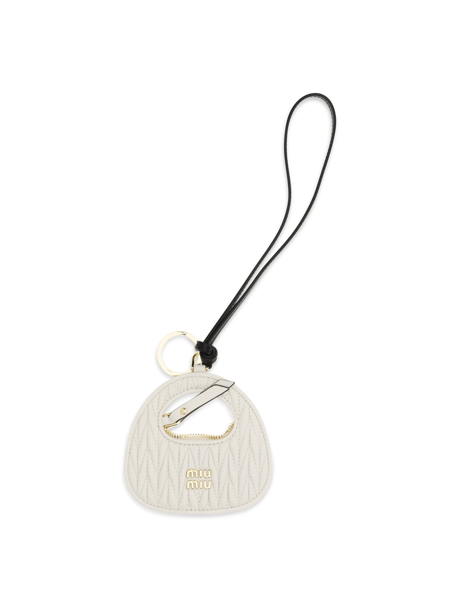 MIU MIU OS wander bag leather keyring