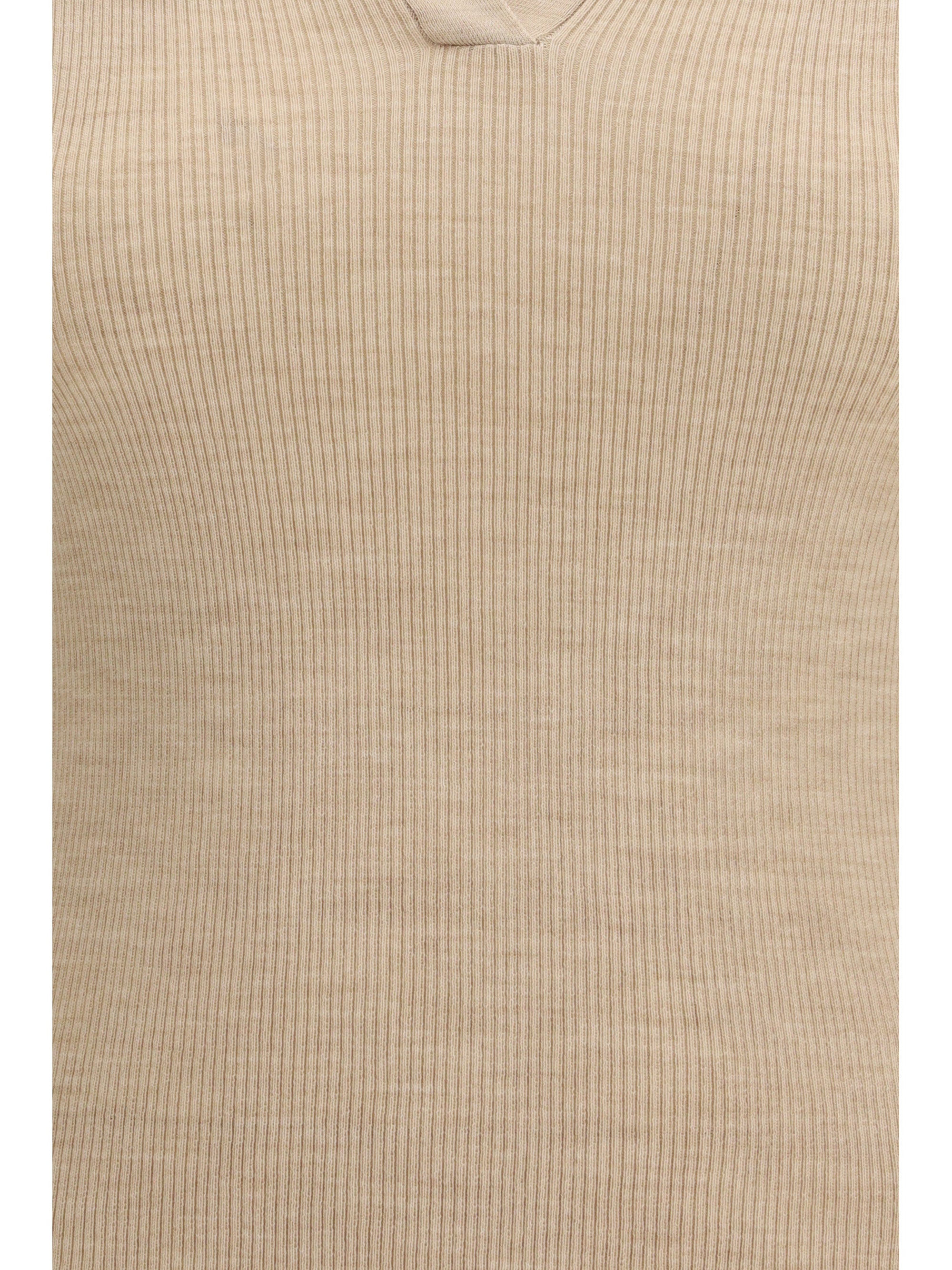 MAX MARA L albero wool polo shirt