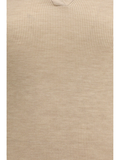 MAX MARA L albero wool polo shirt