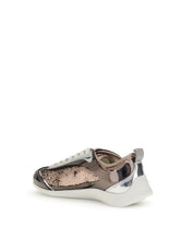 PINKO 36 sequined mirror fabric reby 10 sneakers 