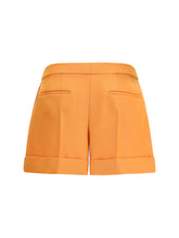 FENDI 40 grain de poudre wool shorts