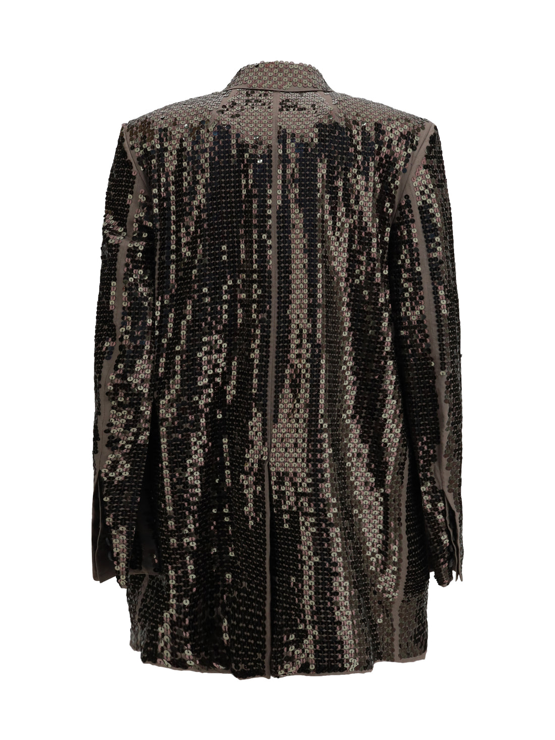 RICK OWENS 42 concordian embroidered single-breasted jacket