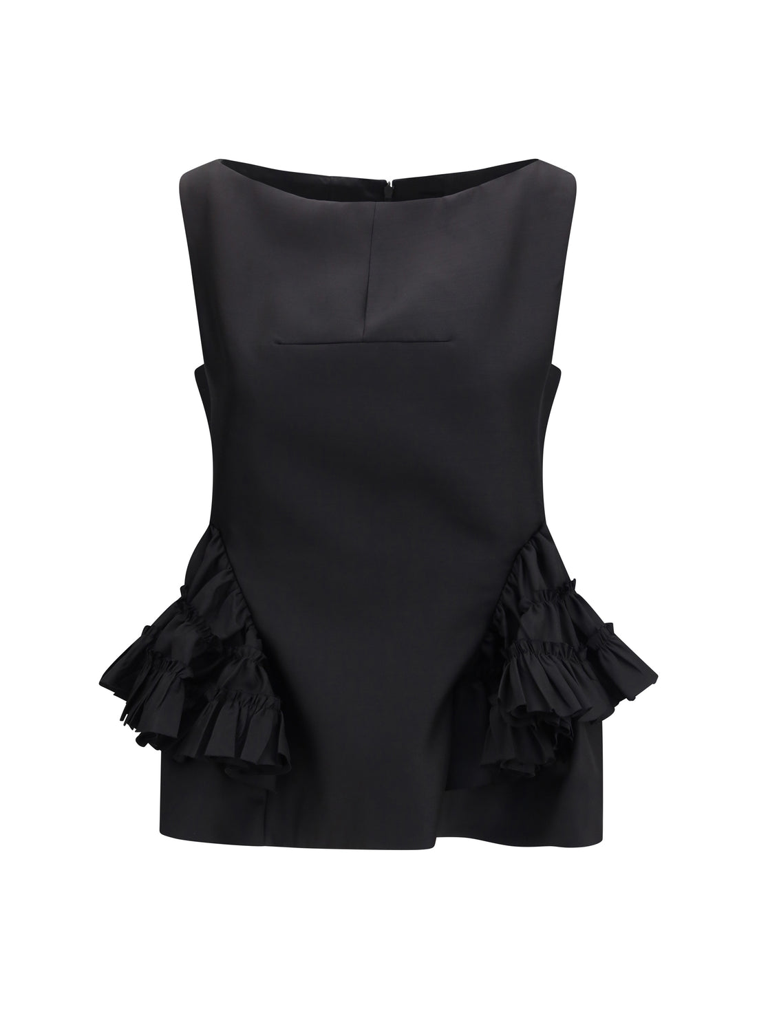 DRIES VAN NOTEN 40 ruffled peplum top