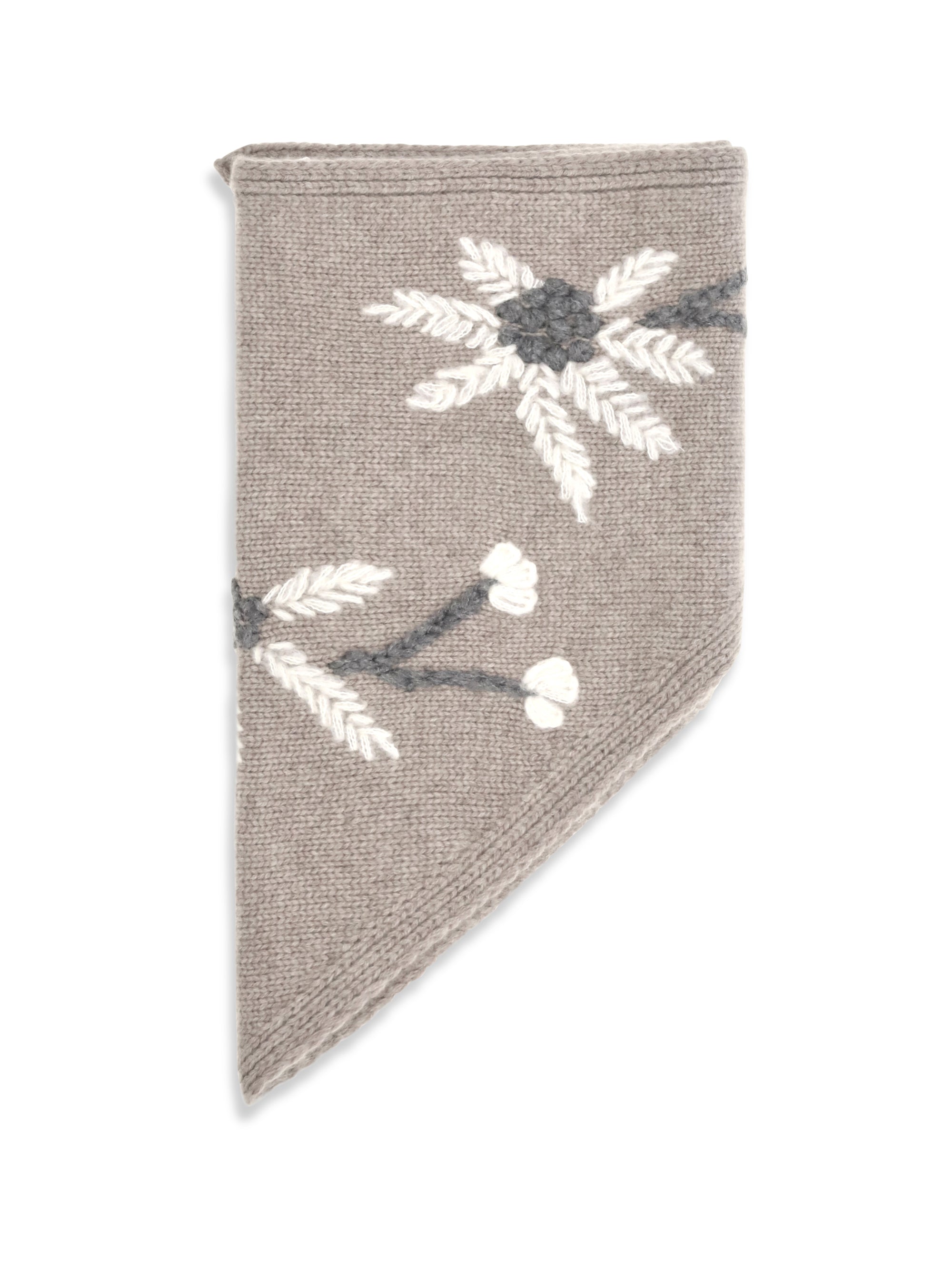 wallaby floral knit scarf